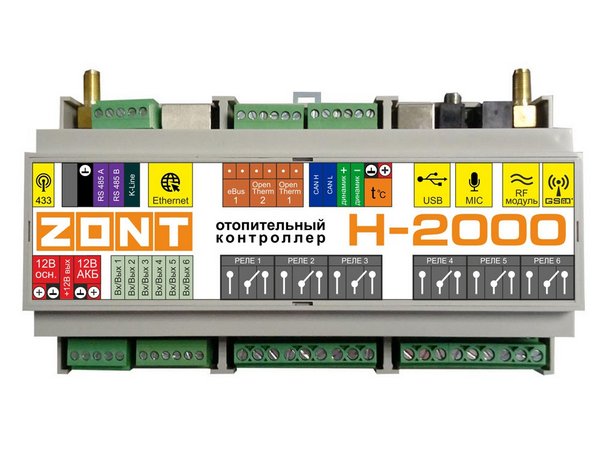 ЭВАН представила последнюю разработку в линейке контроллеров для систем отопления — ЭВАН H-2000