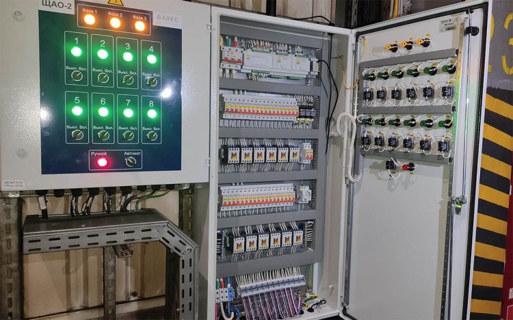 Автоматическое управление внутризаводским освещением на базе оборудования ОВЕН