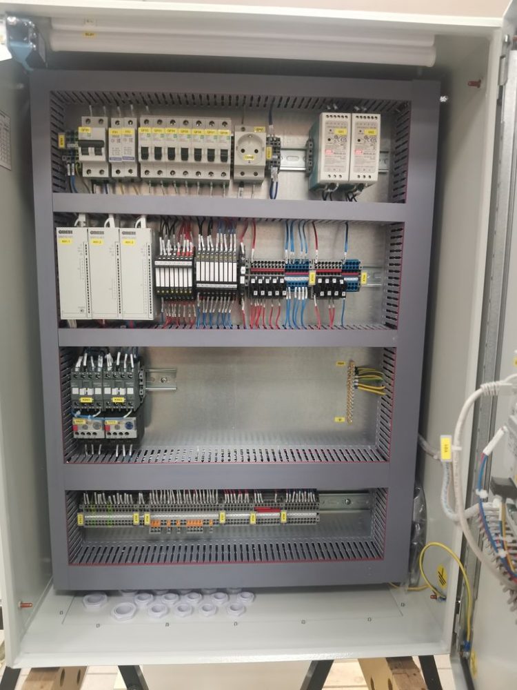 Шкаф управления ИТП на базе сенсорного панельного контроллера ОВЕН СПК107